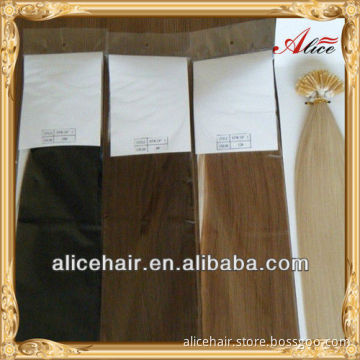 Wholesale price i tip human hair extension brazilian hair